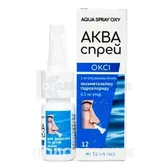 Аква Спрей Оксі спрей назальний дозований 0,05 % флакон з розпилювачем 10 мл тм Baum Pharm  №1
