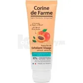 Скраб м'який для нормальної та жирної шкіри обличчя "Corine de Farme" 75 мл  №1