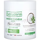 Маска для волосся тм "Evoluderm" для всіх типів волосся 500 мл детокс із водою кокосу  №1