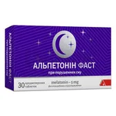 Альпетонін Фаст таблетки, що диспергуються в ротовій порожнині 5 мг блістер  №30