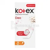 ПРОКЛАДКИ ЖІНОЧІ ГІГІЄНІЧНІ KOTEX NORMAL DEO щоденні.  №20