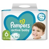 ПОДГУЗНИКИ ДЕТСКИЕ PAMPERS ACTIVE BABY extra large  №56