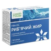 Рыбий жир капсулы 1,4 г тм Health House  №120