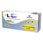 L-Цет® таблетки, покрытые оболочкой 5 мг  №30