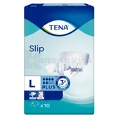 ПОДГУЗНИКИ ДЛЯ ВЗРОСЛЫХ TENA SLIP PLUS LARGE дышащие  №10