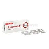Аторвакор® таблетки, покрытые пленочной оболочкой 20 мг блистер  №30