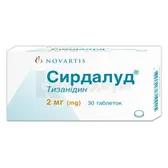 Сирдалуд® таблетки 2 мг блистер  №30