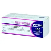 Левоком ретард таблетки пролонгиров. действия, покрытые пленочной оболочкой 200 мг + 50 мг блистер  №100