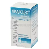Квадроцеф® порошок для раствора для инъекций 1 г флакон  №1