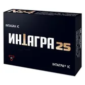 Интагра® ІС таблетки, покрытые оболочкой 25 мг в пачке  №4