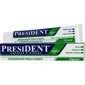 ЗУБНАЯ ПАСТА "PRESIDENT CLINICAL" "CLASSIC" 75 мл  №1