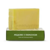 МЫЛО НАТУРАЛЬНОЕ РУЧНОЙ РАБОТЫ "ЯКА" 75 г медовое с лимоном  №1
