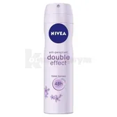 ДЕЗОДОРАНТ-АНТИПЕРСПИРАНТ ДЛЯ ЖЕНЩИН NIVEA "ДВОЙНОЙ ЭФФЕКТ" VIOLET SENSES спрей 150 мл  №1