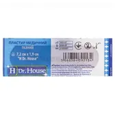 ПЛАСТЫРЬ МЕДИЦИНСКИЙ БАКТЕРИЦИДНЫЙ "H Dr. House" 1,9 см х 7,2 см на тканевой основе  №1