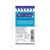 ПЛАСТЫРЬ МЕДИЦИНСКИЙ БАКТЕРИЦИДНЫЙ "H Dr. House" 4 см х 10 см на тканевой основе  №1