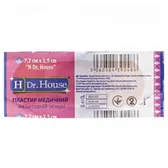 ПЛАСТЫРЬ МЕДИЦИНСКИЙ БАКТЕРИЦИДНЫЙ "H Dr. House" 2,5 см х 7,2 см на нетканой основе  №1