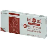 ТЕСТ ДЛЯ ОПРЕДЕЛЕНИЯ БЕРЕМЕННОСТИ TEST FOR BEST® КЛАССИК ЭКОНОМ тест-полоски  №10