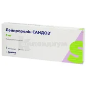 Лейпрорелин Сандоз имплантат 5 мг шприц  №1