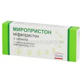 Миропристон таблетки 0,2 г блистер в пачке  №3