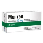 Монтел таблетки, покрытые пленочной оболочкой 10 мг блистер  №28