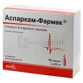 Аспаркам-Фармак® раствор для инъекций ампула 20 мл  №10
