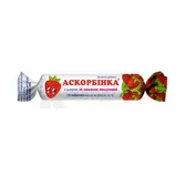 АСКОРБИНКА® С САХАРОМ таблетки с клубничным вкусом  №10