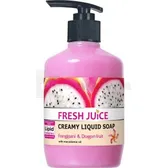ЖИДКОЕ МЫЛО "FRESH JUICE" крем-мыло дозатор 460 мл Frangipani & Dragon fruit  №1