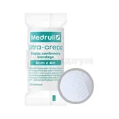 БИНТ МЕДИЦИНСКИЙ ЭЛАСТИЧНО ФИКСИРУЮЩИЙ MEDRULL ULTRA-CREPP 4 м х 6 см  №1