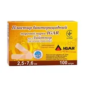 ПЛАСТЫРЬ БАКТЕРИЦИДНЫЙ торговой марки IGAR тип ЛАЙТПОР (на основе спанлейс) 2,5 см х 7,6 см  №1