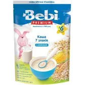 КАША СУХАЯ МОЛОЧНАЯ БЫСТРОРАСТВОРИМАЯ ДЛЯ ДЕТСКОГО ПИТАНИЯ тм "BEBI PREMIUM" "7 ЗЛАКОВ" 200 г  №1