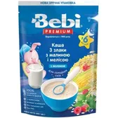 КАША СУХАЯ МОЛОЧНАЯ "КАША ДЛЯ СЛАДКИХ СНОВ-3 ЗЛАКА С МАЛИНОЙ И МЕЛИССОЙ ОБОГАЩЕННАЯ ПРЕБИОТИКАМИ" тм "BEBI PREMIUM" 200 г  №1
