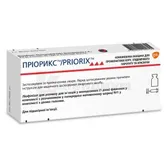 Приорикс™ лиофилизат для раствора для инъекций 1 доза флакон монодозовый с растворителем в шприце, + 2 иглы  №1