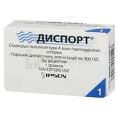 Диспорт® порошок для раствора для инъекций 300 ЕД флакон  №1
