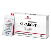 Кераворт крем 5 % саше 250 мг в коробке  №12