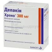 Депакин Хроно® 300 мг таблетки пролонгированного действия, покрытые оболочкой 300 мг контейнер  №100
