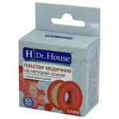 ПЛАСТЫРЬ МЕДИЦИНСКИЙ "H Dr. House" 2,5 см х 500 см коробка бумажная на нетканой основе  №1