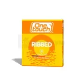 ПРЕЗЕРВАТИВЫ ONE TOUCH В СИЛИКОНОВОЙ СМАЗКЕ С НАКОПИТЕЛЕМ ribbed, с ребристой структурой  №3