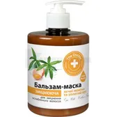 БАЛЬЗАМ-МАСКА "ЯИЧНЫЕ ЖЕЛТКИ И ЗОЛОТОЙ УС" серии "ДОМАШНИЙ ДОКТОР" 500 мл  №1