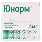 Юнорм® раствор для инъекций 2 мг/мл ампула 2 мл в пачке  №5
