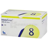 ИГЛЫ ОДНОРАЗОВЫЕ СТЕРИЛЬНЫЕ ДЛЯ ИСПОЛЬЗОВАНИЯ С ШПРИЦ-РУЧКАМИ NovoFine® 30G  №100