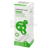 Аллертек® Назо спрей назальный дозированный, суспензия 50 мкг/доза флакон с насосом-дозатором с распылителем 60 доз  №1