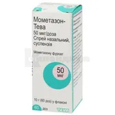 Мометазон-Тева спрей назальный, суспензия 50 мкг/доза флакон 10 г 60 доз  №1
