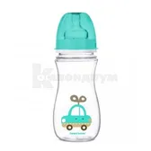 БУТЫЛКА С ШИРОКИМ ОТВЕРСТИЕМ АНТИКОЛИКОВАЯ "CANPOL BABIES" EasyStart 35/204 300 мл Цветные зверята  №1