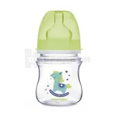 БУТЫЛКА С ШИРОКИМ ОТВЕРСТИЕМ АНТИКОЛИКОВАЯ "CANPOL BABIES" EasyStart 35/205 120 мл Цветные зверята  №1