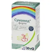 Сумамед® Форте порошок для оральной суспензии 600 мг флакон 15 мл с дозирующим шприцем  №1