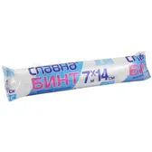 БИНТ МАРЛЕВЫЙ МЕДИЦИНСКИЙ "СЛАВНА®" НЕСТЕРИЛЬНЫЙ 7 м х 14 см тип 17  №1