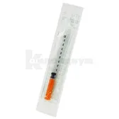 ШПРИЦ ИНЪЕКЦИОННЫЙ ОДНОРАЗОВОГО ПРИМЕНЕНИЯ MEDICARE инсулиновый U-100 1 мл с иглой 0,33 мм х 13 мм  №1