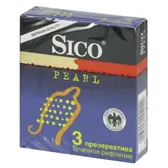 ПРЕЗЕРВАТИВЫ "SICO PEARL" с пупырышками со смазкой  №3