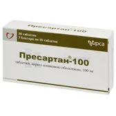 Пресартан®-100 таблетки, покрытые пленочной оболочкой 100 мг блистер  №30