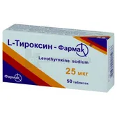 L-Тироксин-Фармак® таблетки 25 мкг  №50